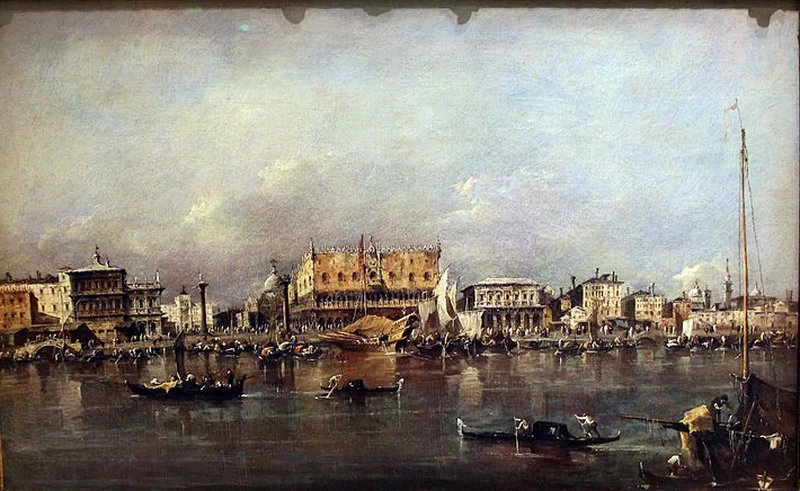 Il Palazzo Ducale visto dal bacino di San Marco - Louvre, Parigi